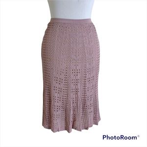 Maria Filo midi skirt pink goldish • s